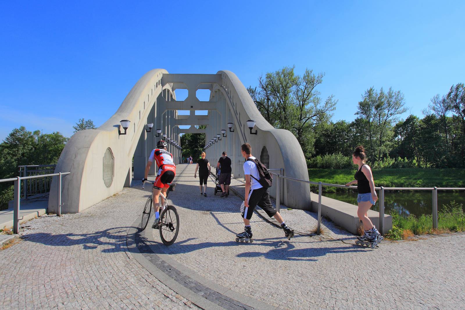 Photo of 
            Health Resort and Heroes of Sokołowscy Bridge in Darków