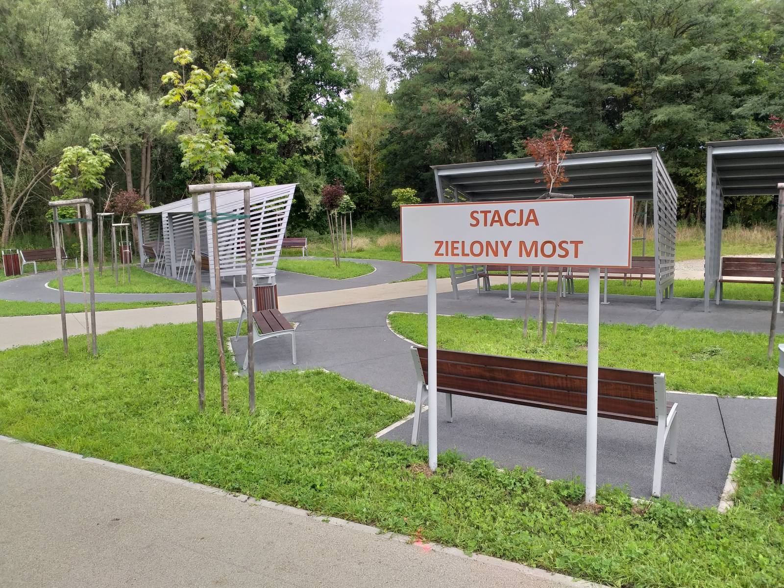 Zdjęcie stacji Zielony Most z tyłu