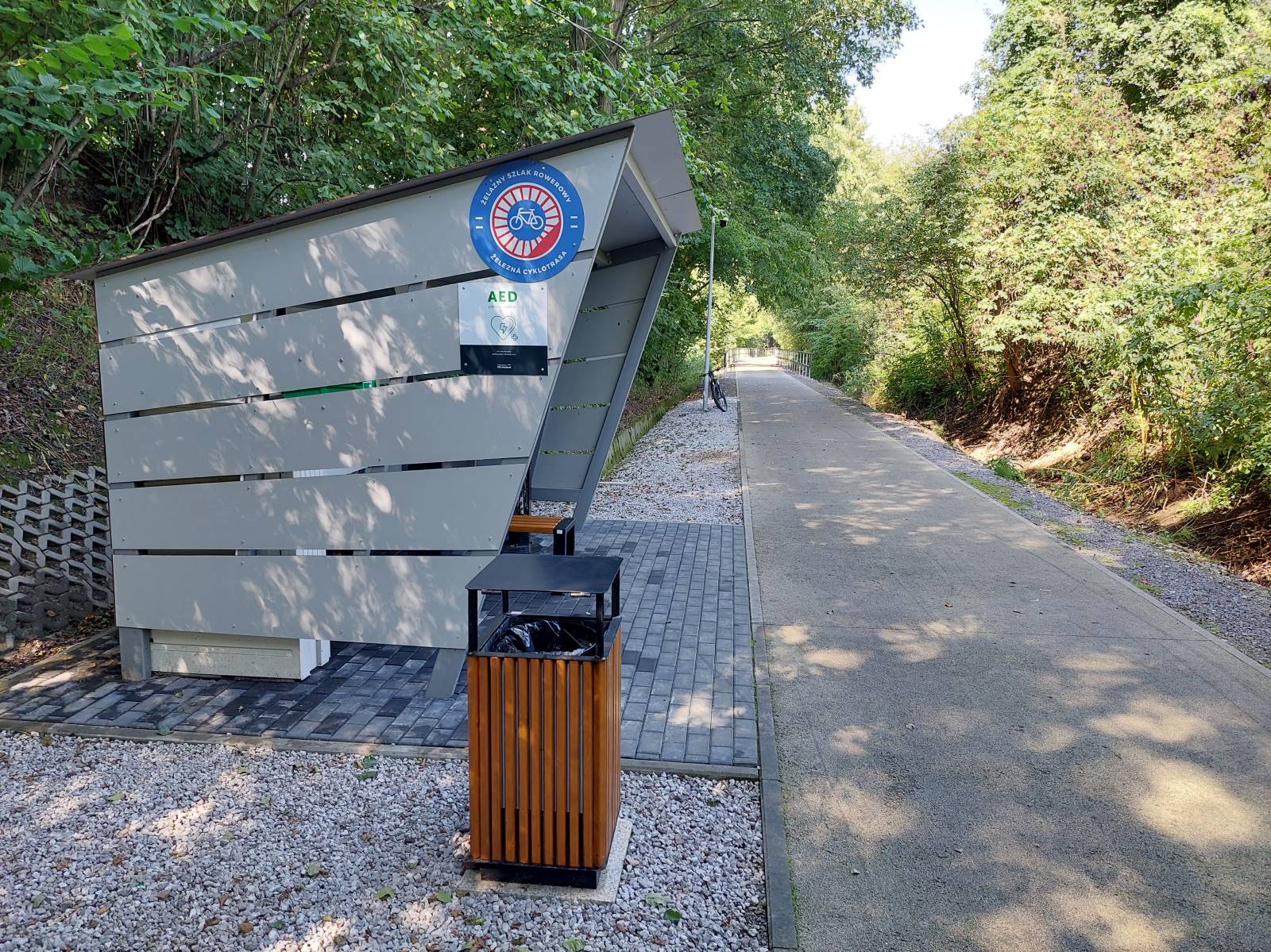 Photo of 
            Bicycle Charging and Repair Station